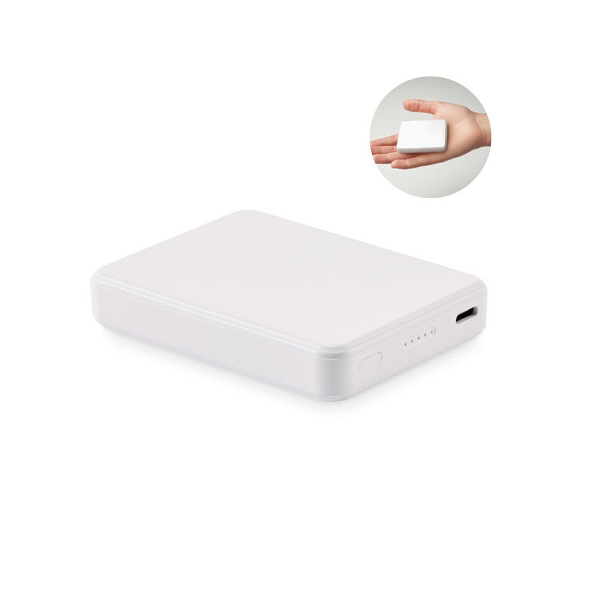 Power bank 5000 mAh KLEINPOW - biały mo2602-06