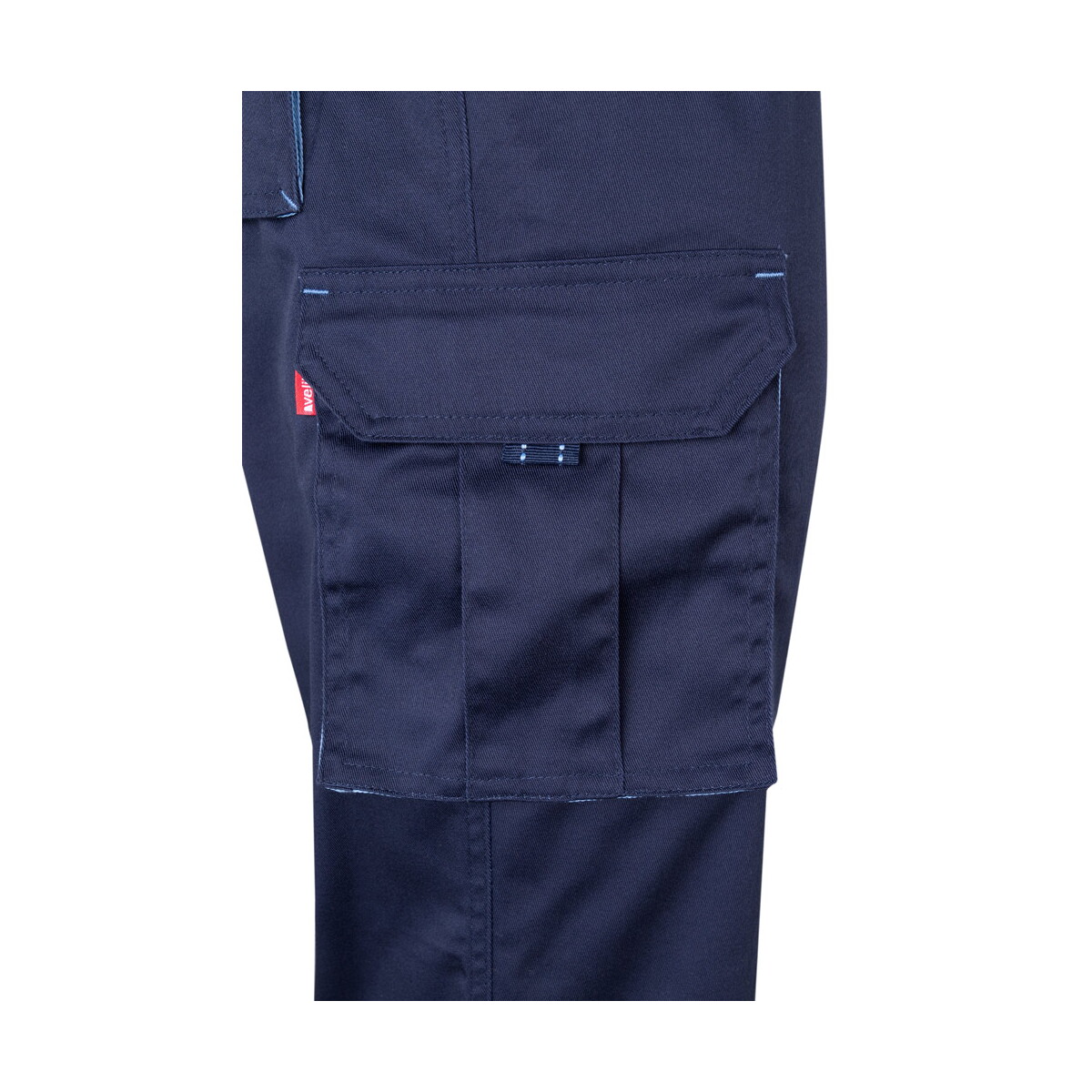 Spodnie z logo – vl hypnos. spodnie diagonalne z wieloma kieszeniami (200 g/m²), z bawełny (35%) i poliestru (65%) – granatowe/błękitne 36004_244-e VL HYPNOS. Spodnie diagonalne z wieloma kieszeniami (200 g/m²), z bawełny (35%) i poliestru (65%) - Granatowe/Błękitne 36004_244-e