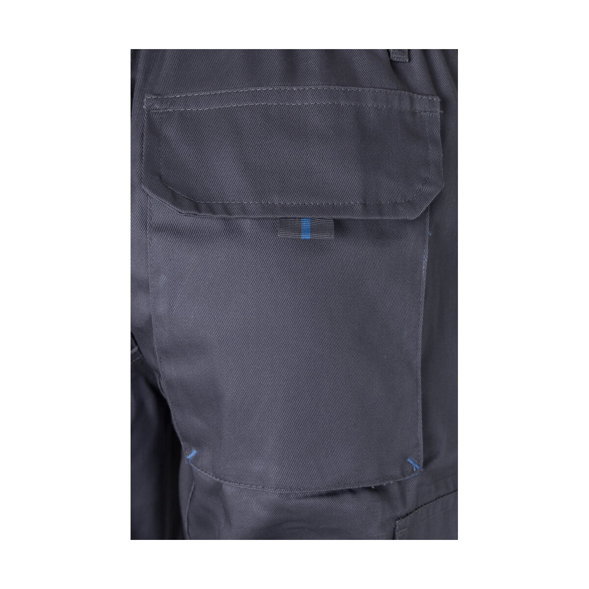 Spodnie z logo – vl hypnos. spodnie diagonalne z wieloma kieszeniami (200 g/m²), z bawełny (35%) i poliestru (65%) – szare/błękitne 36004_227-f VL HYPNOS. Spodnie diagonalne z wieloma kieszeniami (200 g/m²), z bawełny (35%) i poliestru (65%) - Szare/Błękitne 36004_227-f