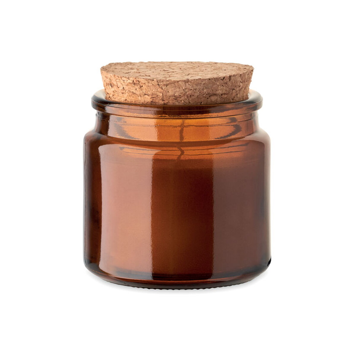 Świeca z wosku roślinnego 70gr VALO - brązowa mo2707-01