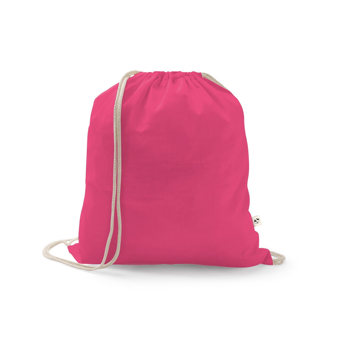 ISTANBUL. Plecak wykonany w recyklingowanej bawełny (70%), poliestru (30% rPET) (150 g/m²) - Różowy 92083_102