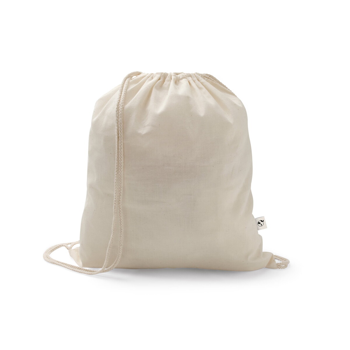 SALAMANCA. Torba na plecak wykonana w recyklingowanej bawełny (70%) i w poliestru (30% rPET) (150 g/m²) - Jasna naturalna 92392_150