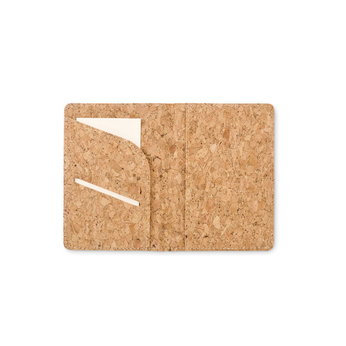Korkowe etui na paszport CORKPASS - beżowe mo2624-13