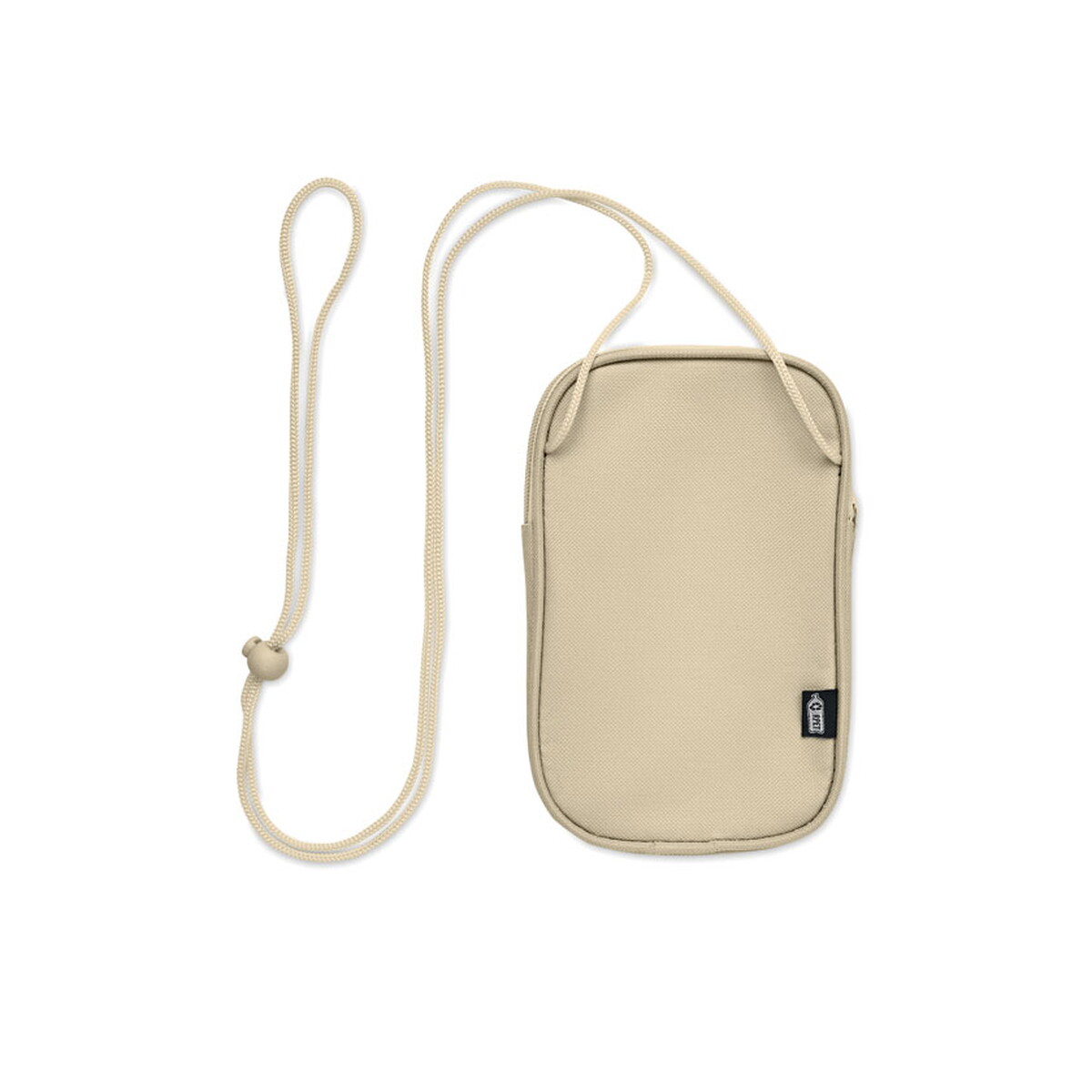 Saszetka podróżna z RPET KOROVIN POUCH - beżowa mo2675-13