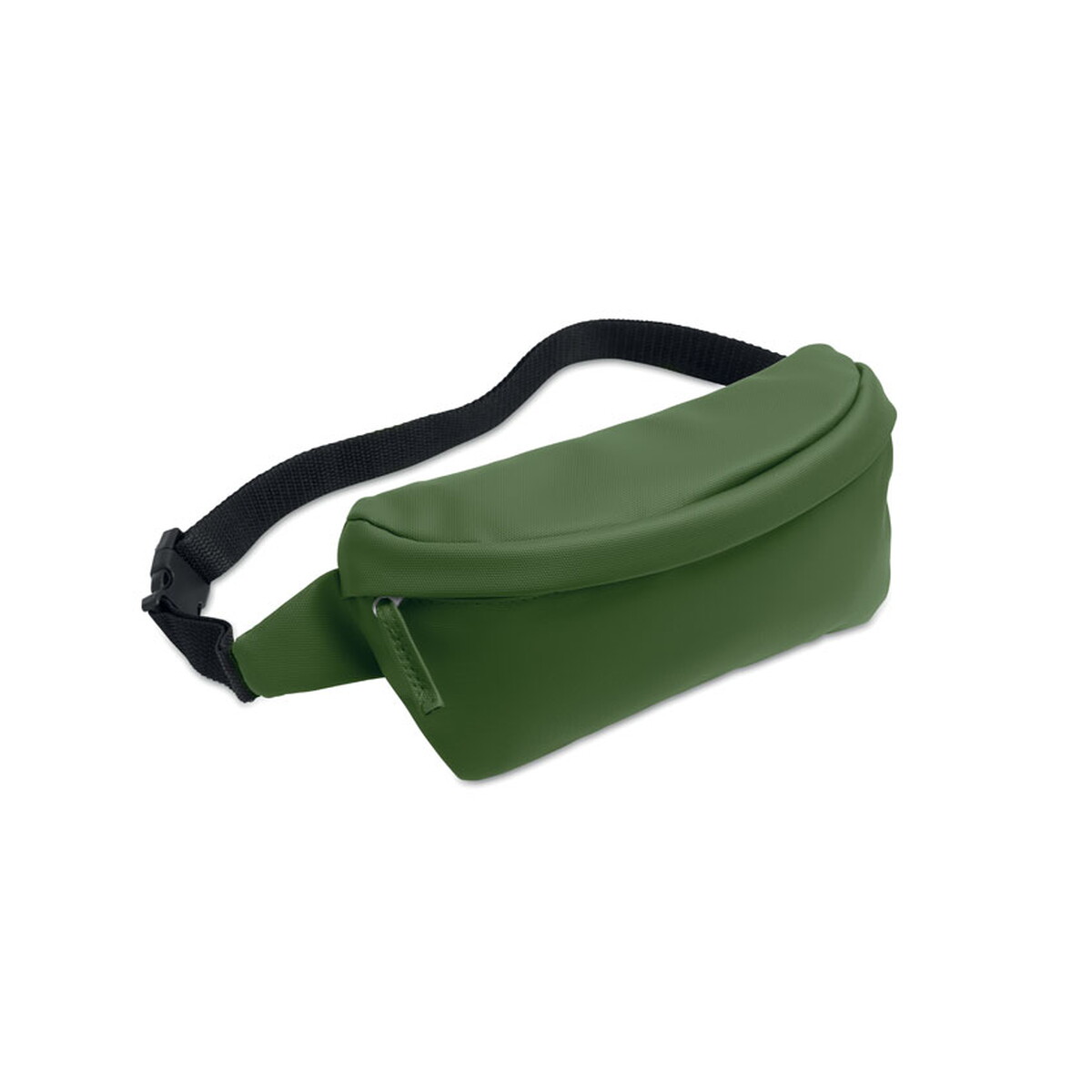 Saszetka z materiału 600D RPET BANGKOK WAIST - ciemnozielona mo2641-60