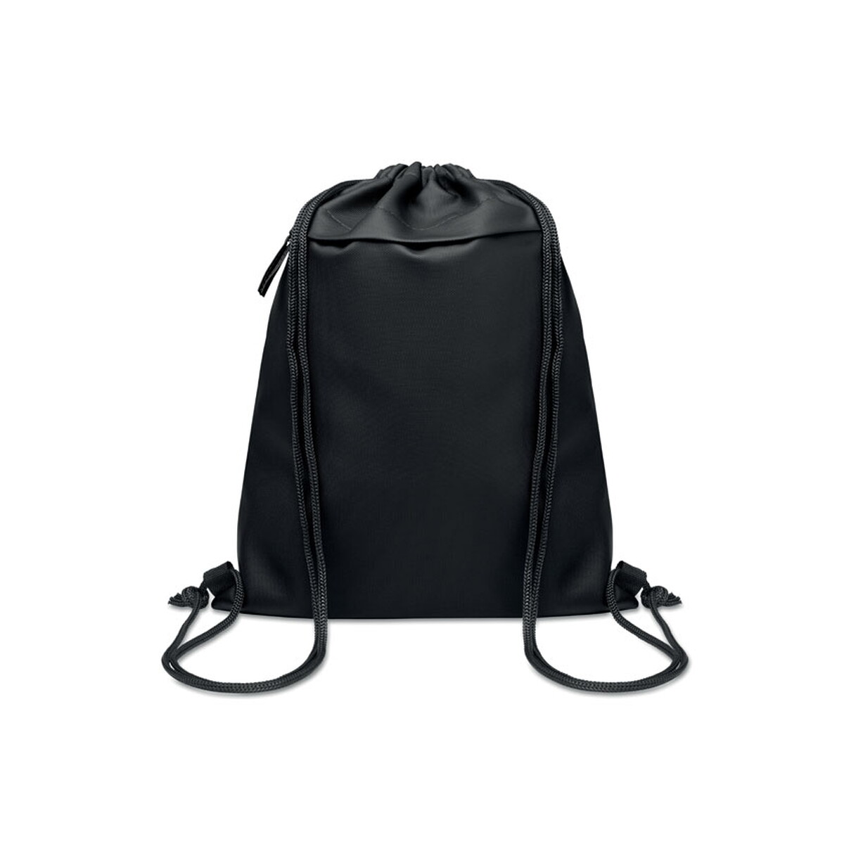 Worek ze sznurkiem 600D RPET BANGKOK BAG - czarny mo2639-03