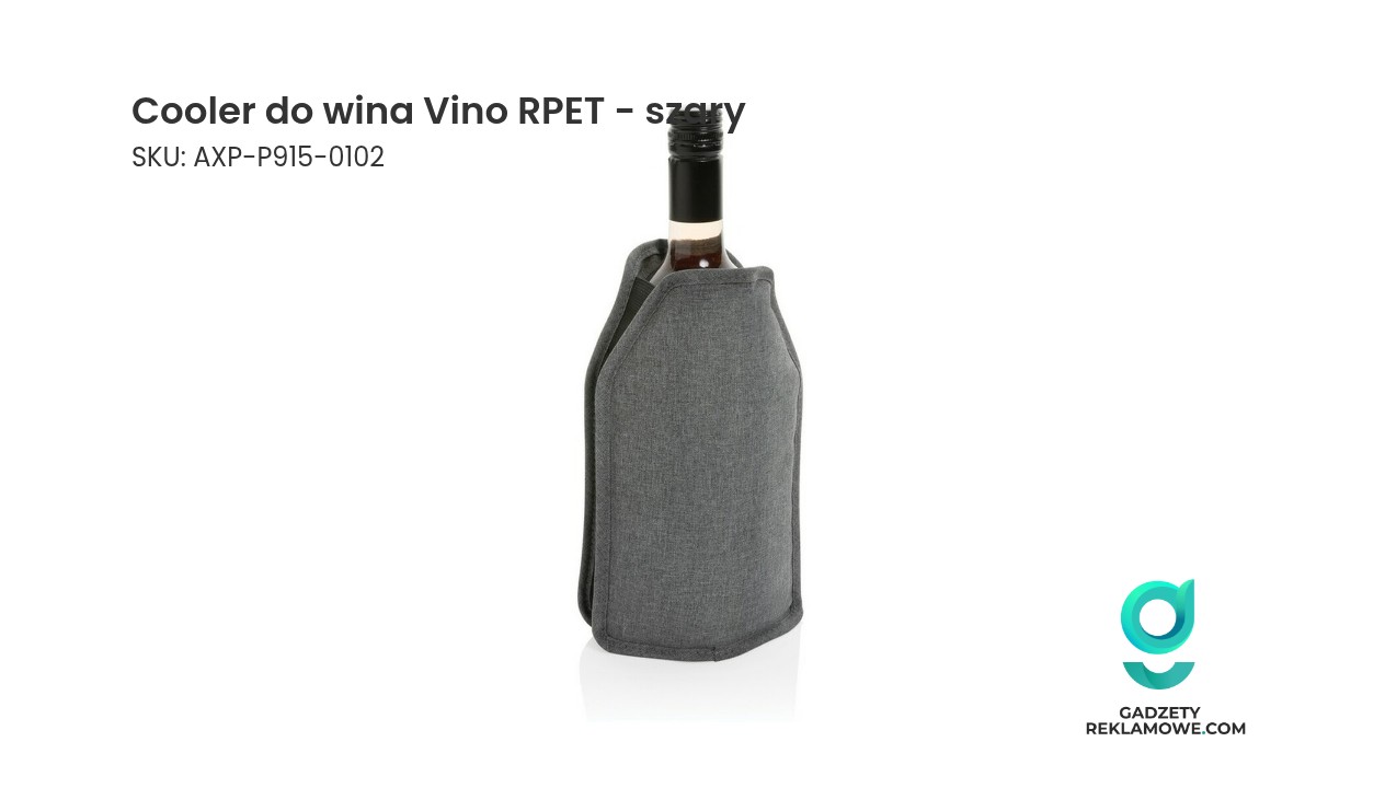 Szary cooler do wina Vino RPET