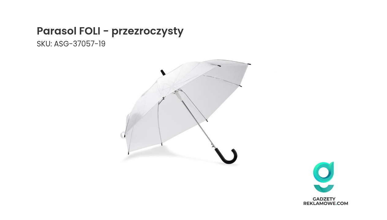 Parasol FOLI - przezroczysty Parasol FOLI przezroczysty