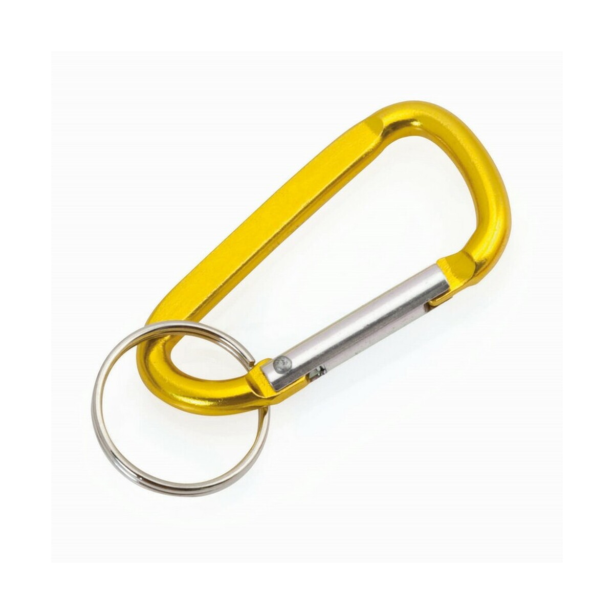 Brelok do kluczy, karabińczyk - żółty V0538-08_AAA01