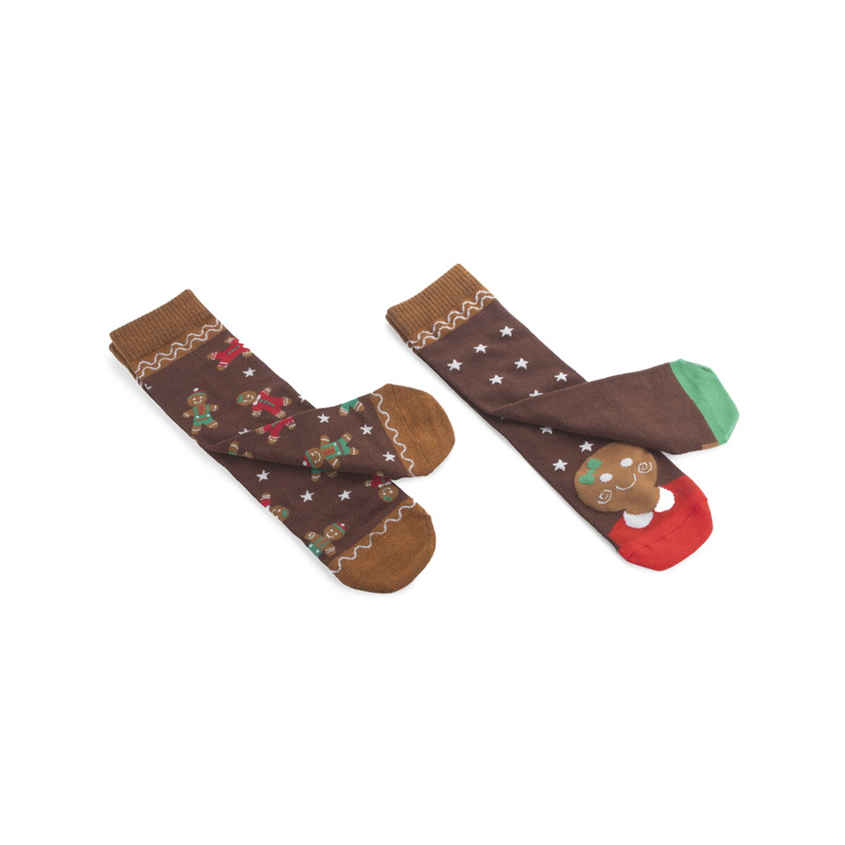 Gadżety świąteczne z logo – zestaw skarpet feliz – brązowe 08122-09_e Zestaw skarpet FELIZ - brązowe 08122-09_e