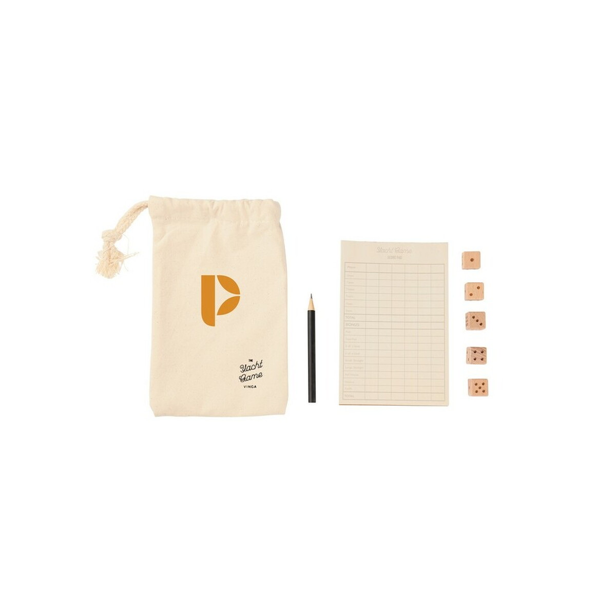 Gry z logo – gra w kości vinga yacht – brązowa VG663-16_V4532409__D_100 Gra w kości VINGA Yacht - brązowa VG663-16_V4532409__D_100