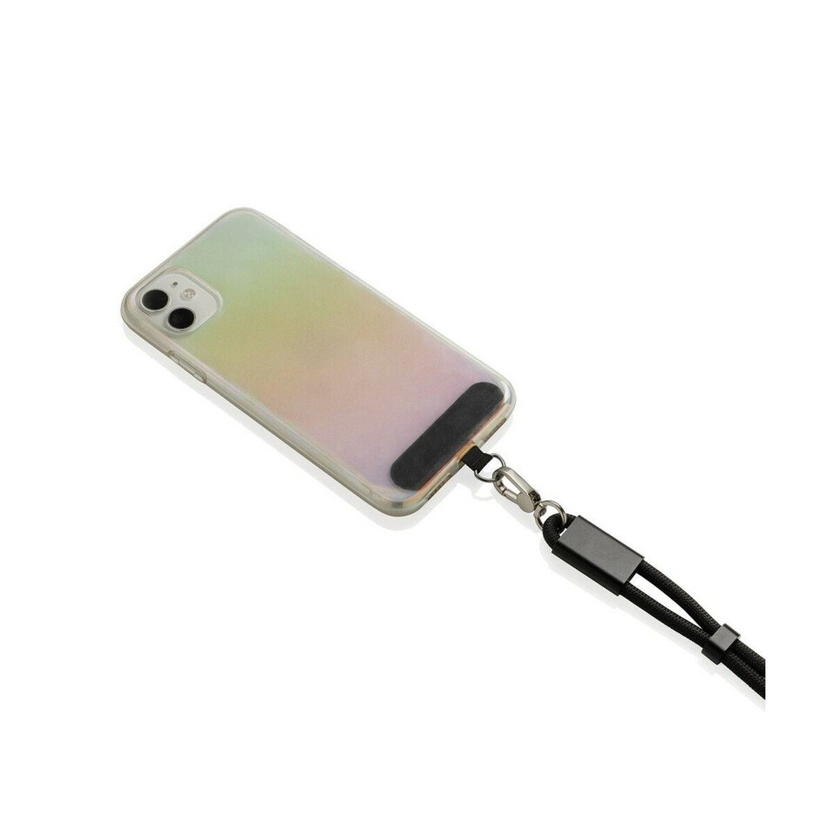 Kable USB z logo – kabel do ładowania, uchwyt do telefonu loopamp – czarny P302.5701__B_6 Kabel do ładowania, uchwyt do telefonu LoopAmp - czarny P302.5701__B_6