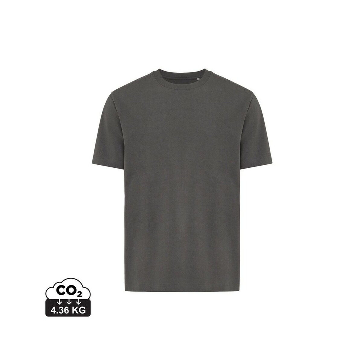 Koszulka Iqoniq Nikko, bawełna z recyklingu - antracytowa T9106.019.XS__S_0