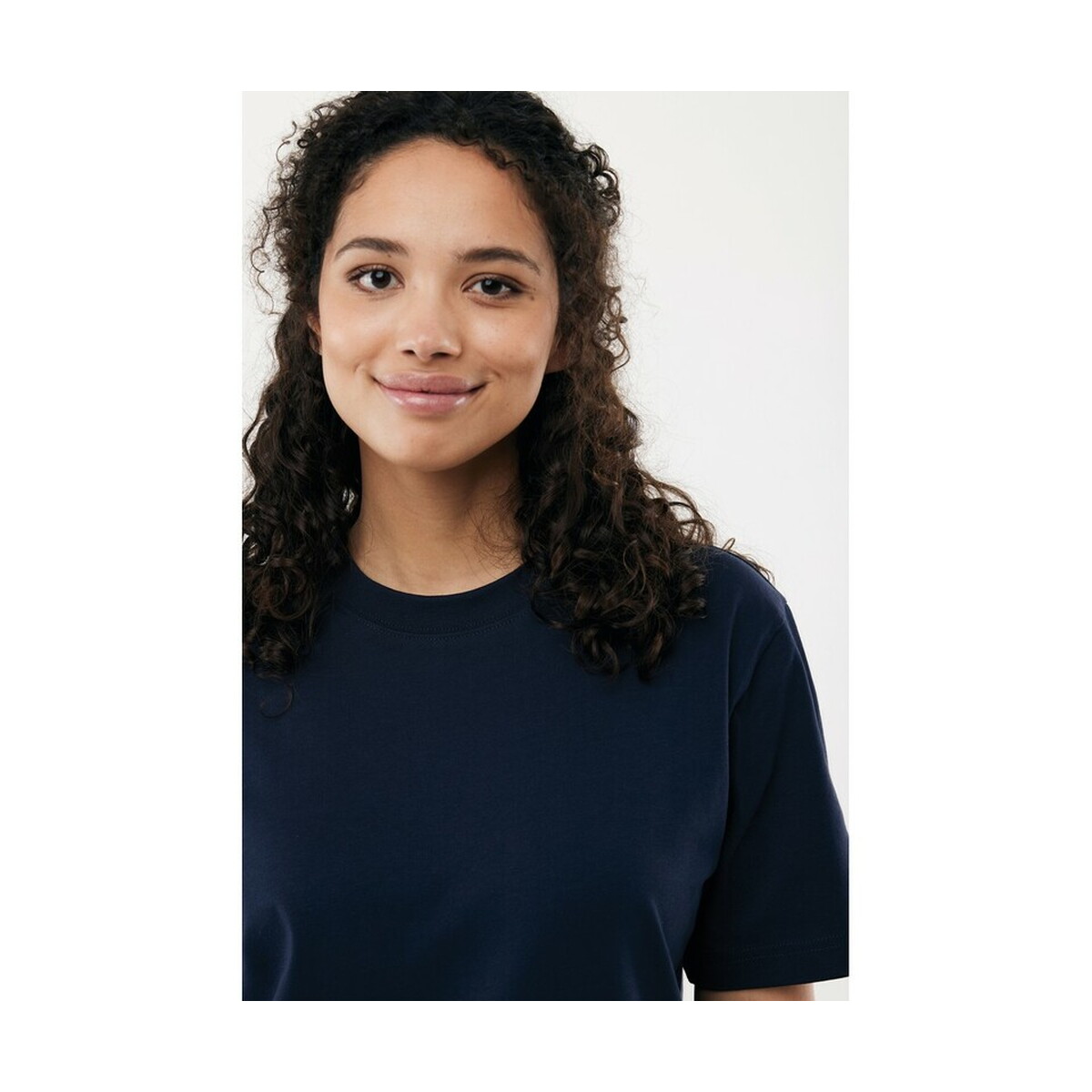 Koszulki z logo – koszulka iqoniq nikko, bawełna z recyklingu – granatowa T9106.002__F_254 Koszulka Iqoniq Nikko, bawełna z recyklingu - granatowa T9106.002__F_254