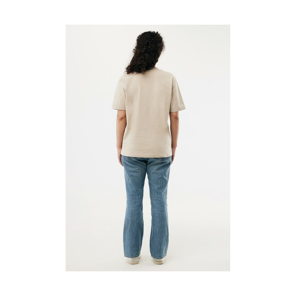 Koszulki z logo – koszulka iqoniq nikko, bawełna z recyklingu – żółta T9106.006__F_253 Koszulka Iqoniq Nikko, bawełna z recyklingu - żółta T9106.006__F_253