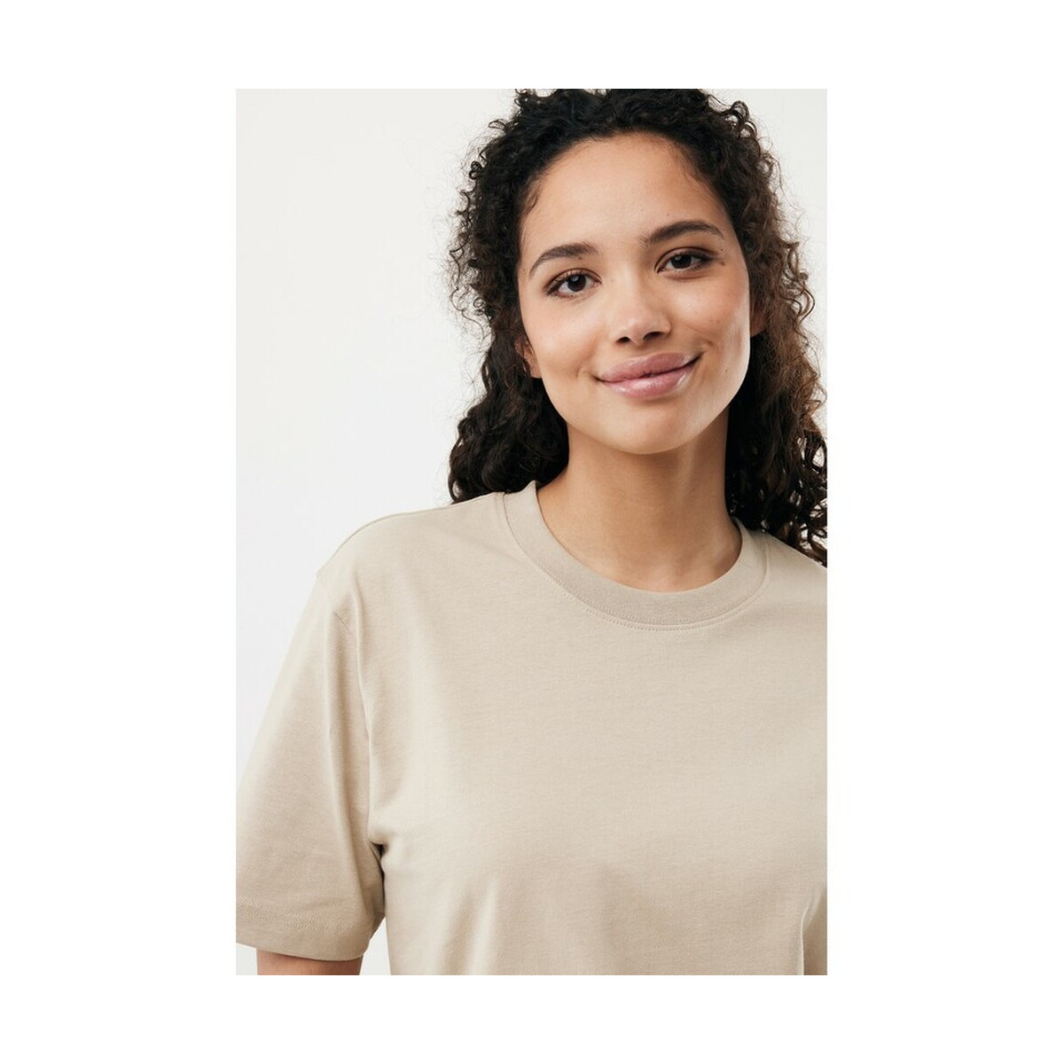 Koszulki z logo – koszulka iqoniq nikko, bawełna z recyklingu – żółta T9106.006__F_254 Koszulka Iqoniq Nikko, bawełna z recyklingu - żółta T9106.006__F_254