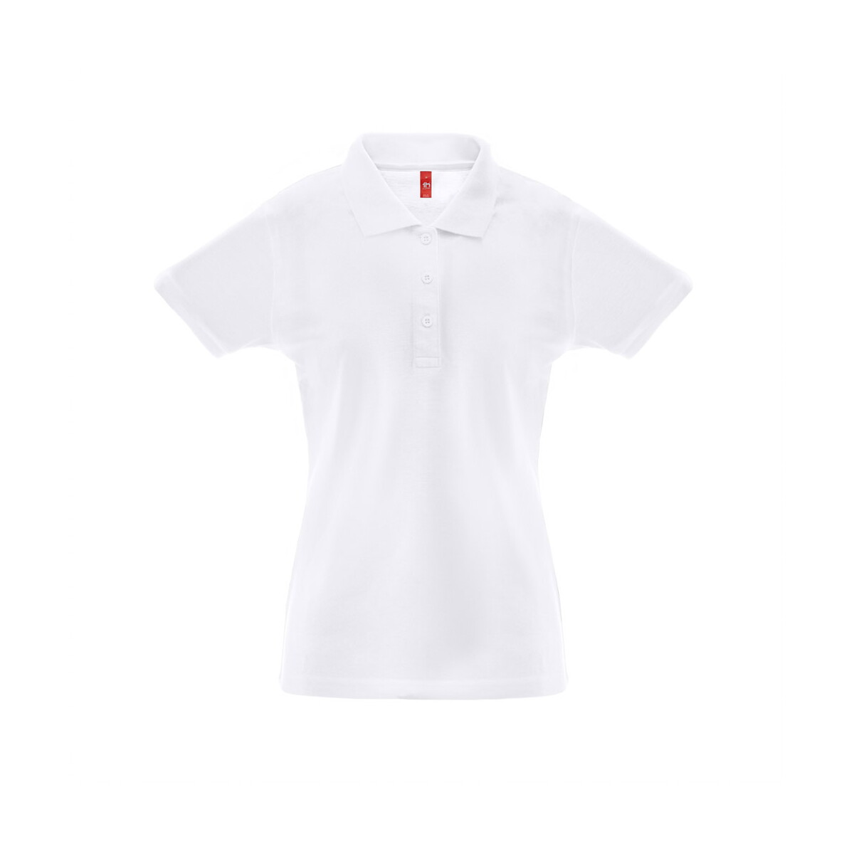Koszulki z logo – thc berlin women wh. damska koszulka polo z krótkim rękawem – biała 30263_106-a THC BERLIN WOMEN WH. Damska koszulka polo z krótkim rękawem - Biała 30263_106-a