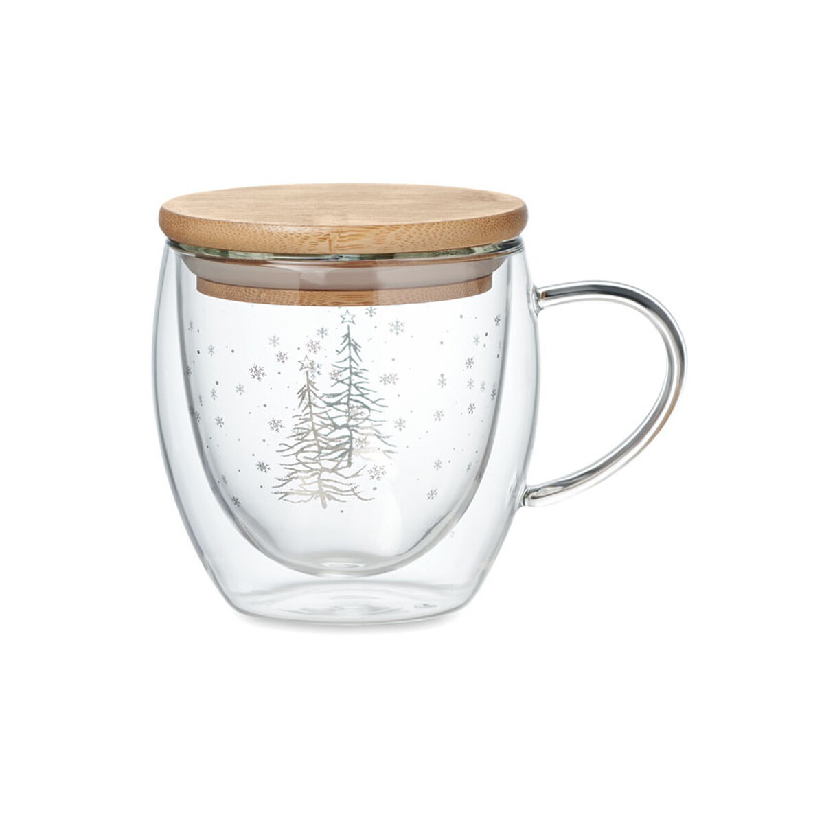 Kubek z podwójnego szkła SIAN - przezroczysty cx1524-22