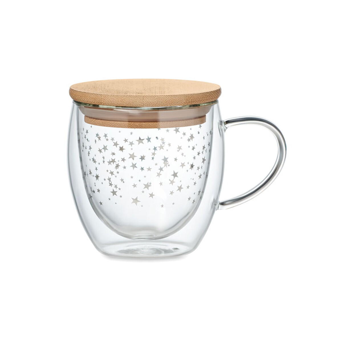 Kubek z podwójnego szkła SION - przezroczysty cx1523-22