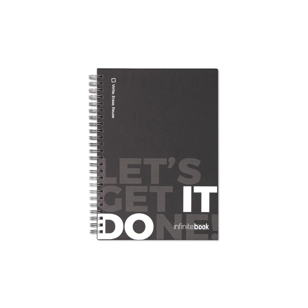 Notatniki z logo – starter kit infinitebook. zestaw „infinitebook” w twardej oprawie, 1 zestaw do czyszczenia, 1 marker i 1 uchwyt na długopis – czarny 33211_103-a STARTER KIT INFINITEBOOK. Zestaw „Infinitebook” w twardej oprawie, 1 zestaw do czyszczenia, 1 marker i 1 uchwyt na długopis - czarny 33211_103-a