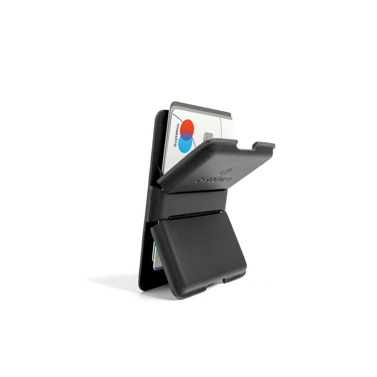 Magnetyczny portfel do telefonu C-Secure - czarny P820.9901__B_1