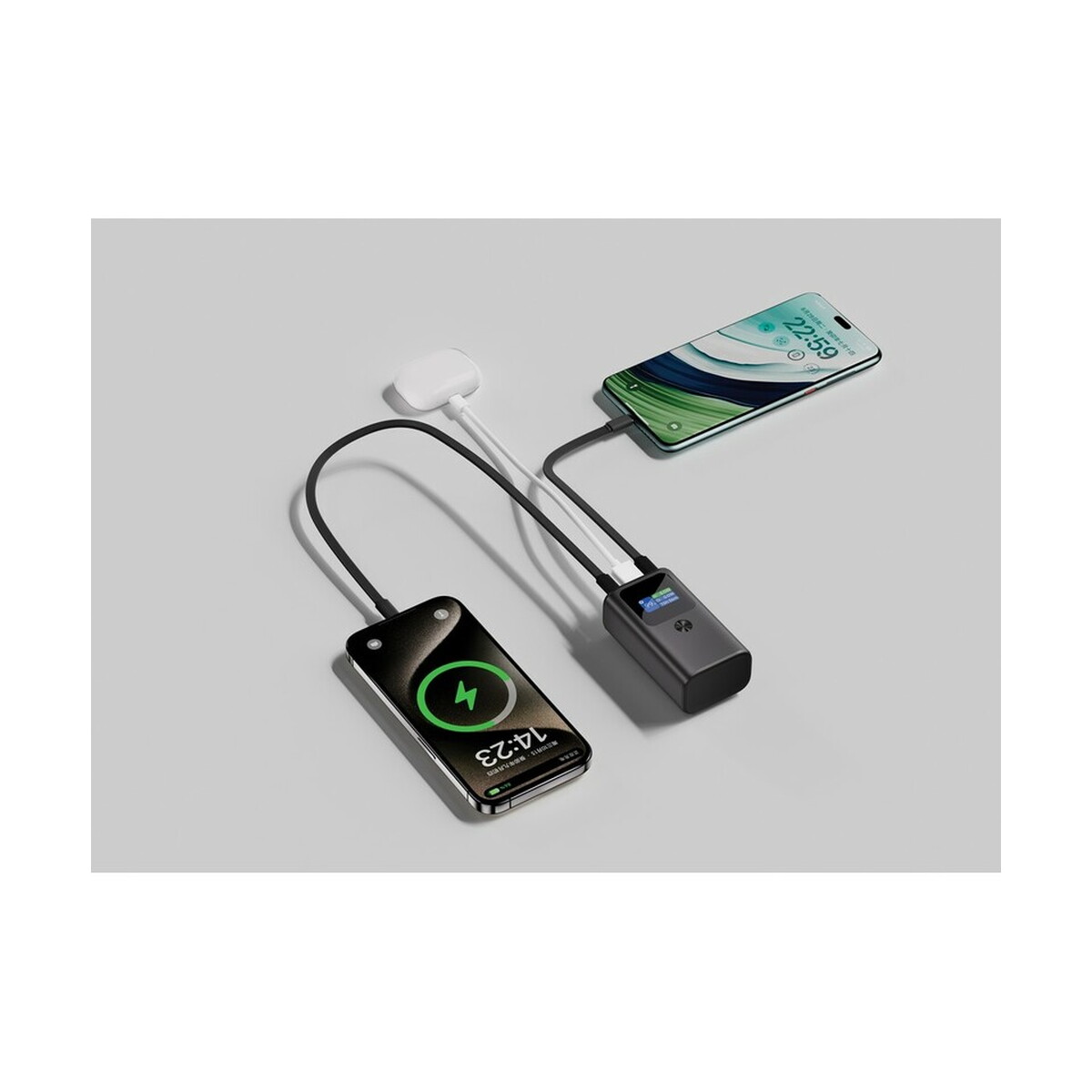 Powerbanki z logo – power bank 10000 mah urban vitamin campbell – szary P322.7602__M_400 Power bank 10000 mAh Urban Vitamin Campbell - szary P322.7602__M_400