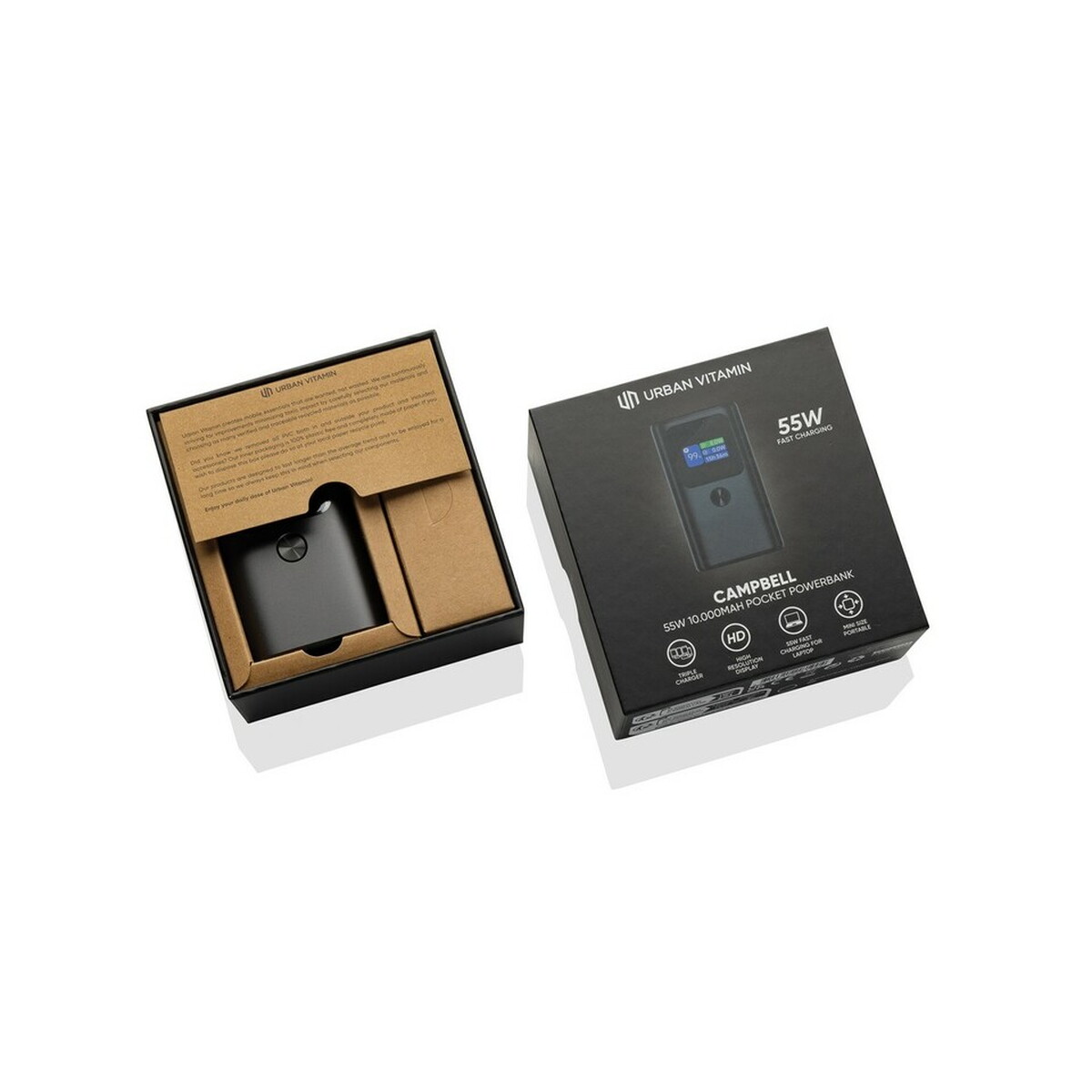 Powerbanki z logo – power bank 10000 mah urban vitamin campbell – szary P322.7602__P_500 Power bank 10000 mAh Urban Vitamin Campbell - szary P322.7602__P_500