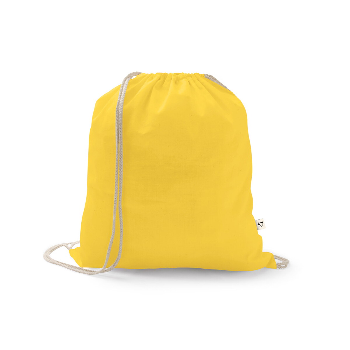 ISTANBUL. Plecak wykonany w recyklingowanej bawełny (70%), poliestru (30% rPET) (150 g/m²) - Żółty 92083_108