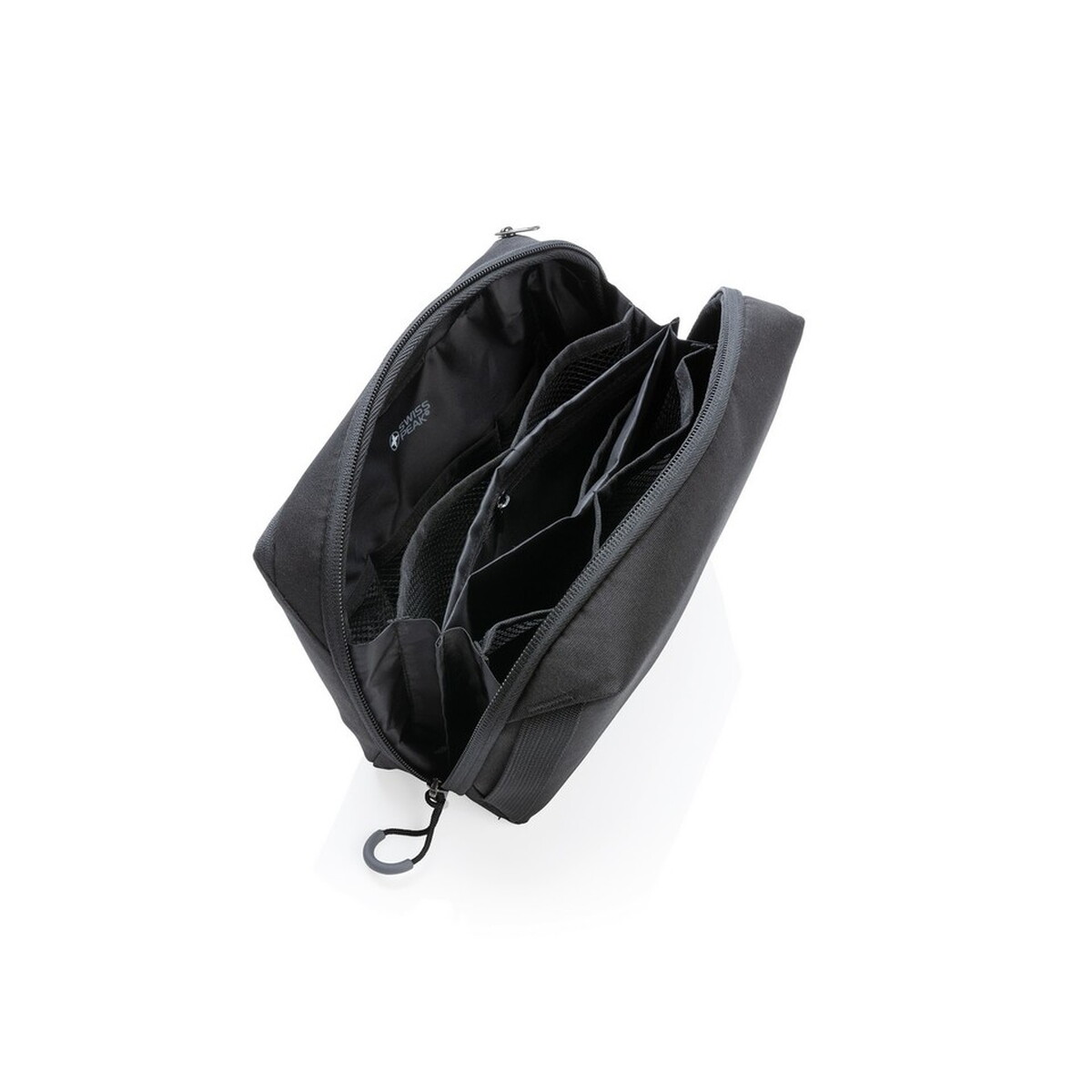 Torby na laptopa z logo – wielofunkcyjna torba swiss peak aware™ rpet – czarna P820.391__B_4 Wielofunkcyjna torba Swiss Peak AWARE™ RPET - czarna P820.391__B_4