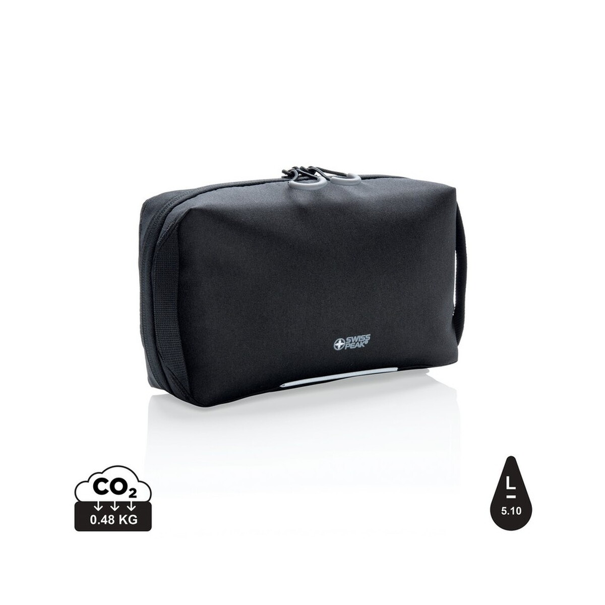 Torby na laptopa z logo – wielofunkcyjna torba swiss peak aware™ rpet – czarna P820.391__S_0 Wielofunkcyjna torba Swiss Peak AWARE™ RPET - czarna P820.391__S_0