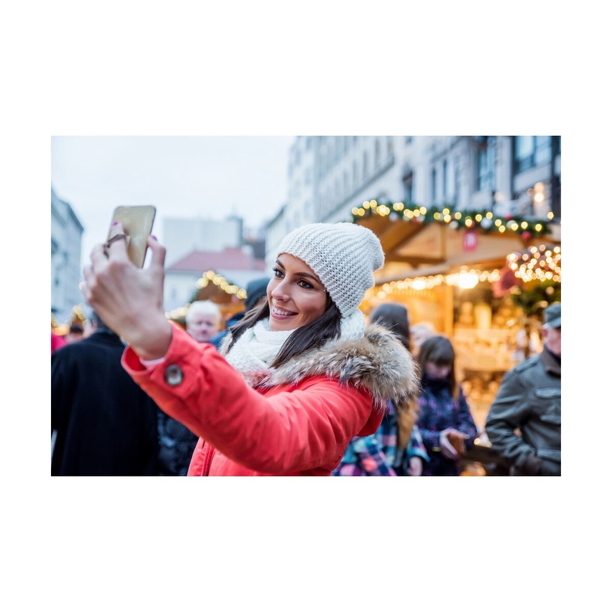 Uchwyty do selfie z logo – uchwyt do telefonu, stojak na telefon – srebrny V2890_A Uchwyt do telefonu, stojak na telefon - srebrny V2890_A