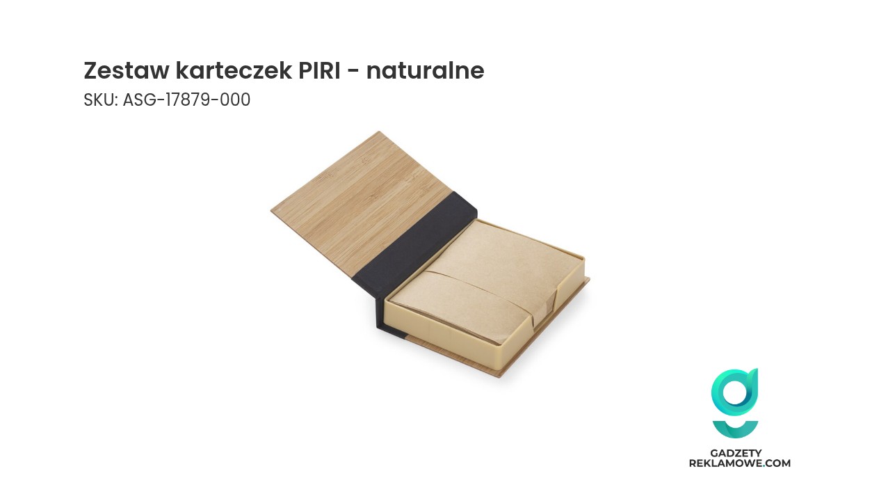 Zestaw karteczek PIRI - naturalne Zestaw karteczek PIRI naturalne