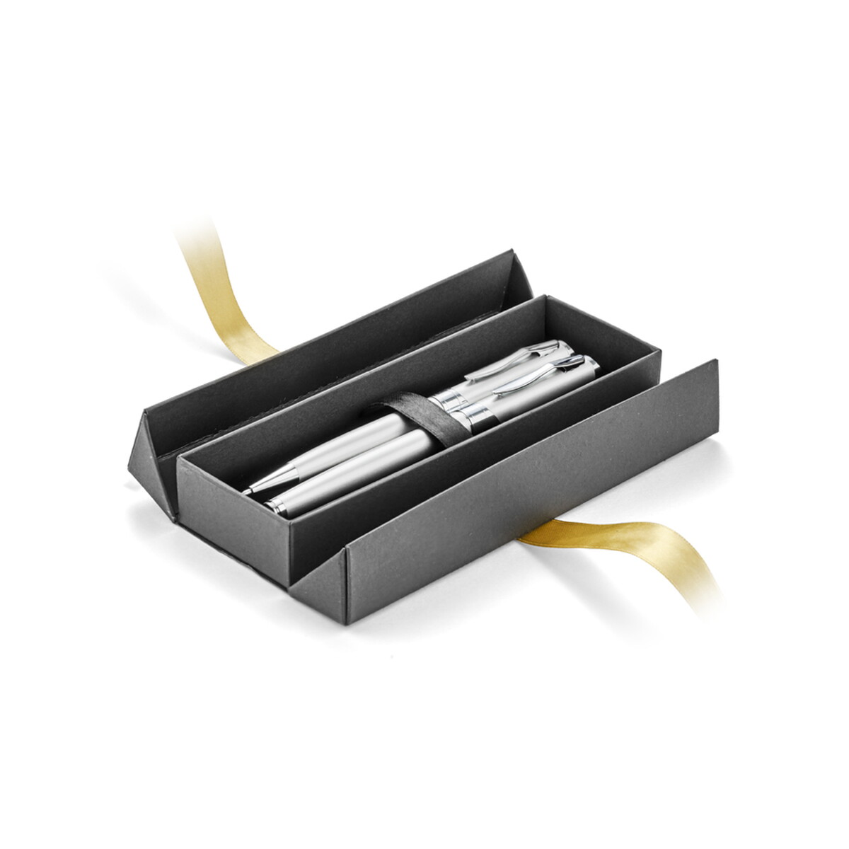 Zestawy piśmiennicze z logo – etui na długopisy e26 – złote 19614-24_e Etui na długopisy E26 - złote 19614-24_e