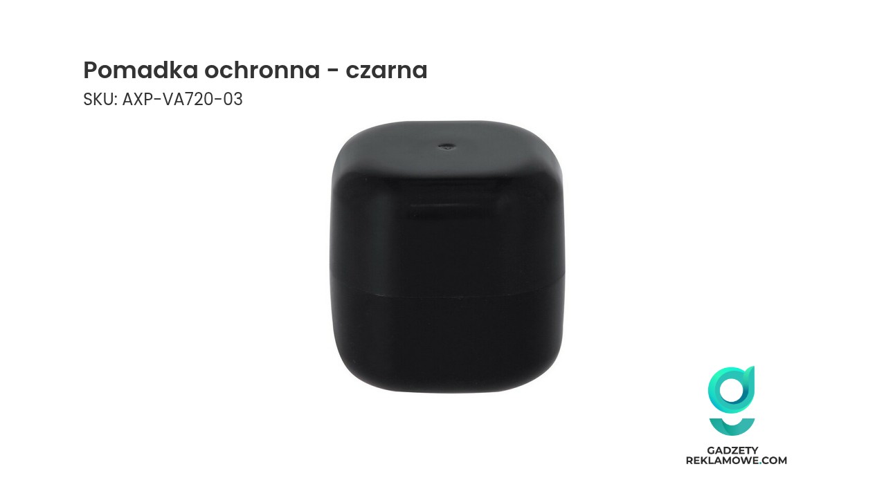 Pomadka ochronna w kolorze czarnym