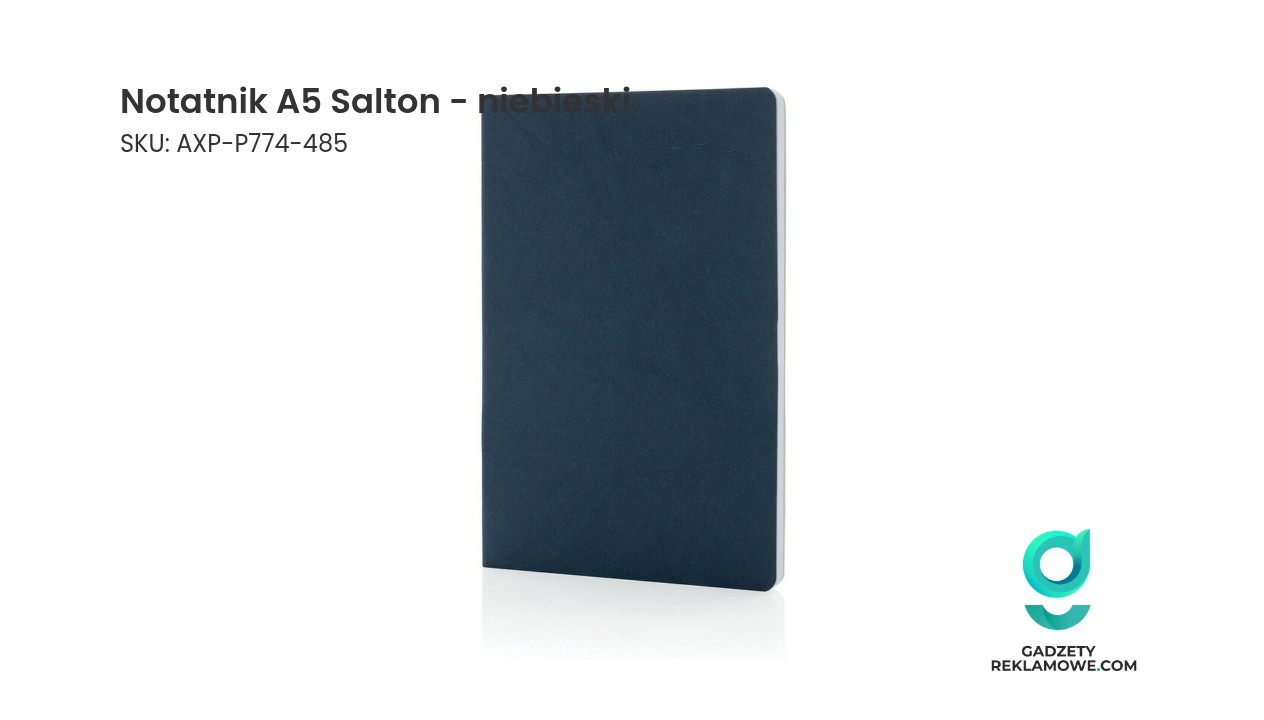 Notatnik A5 Salton - niebieski Notatnik A5 Salton – notes, kalendarz, biuro.