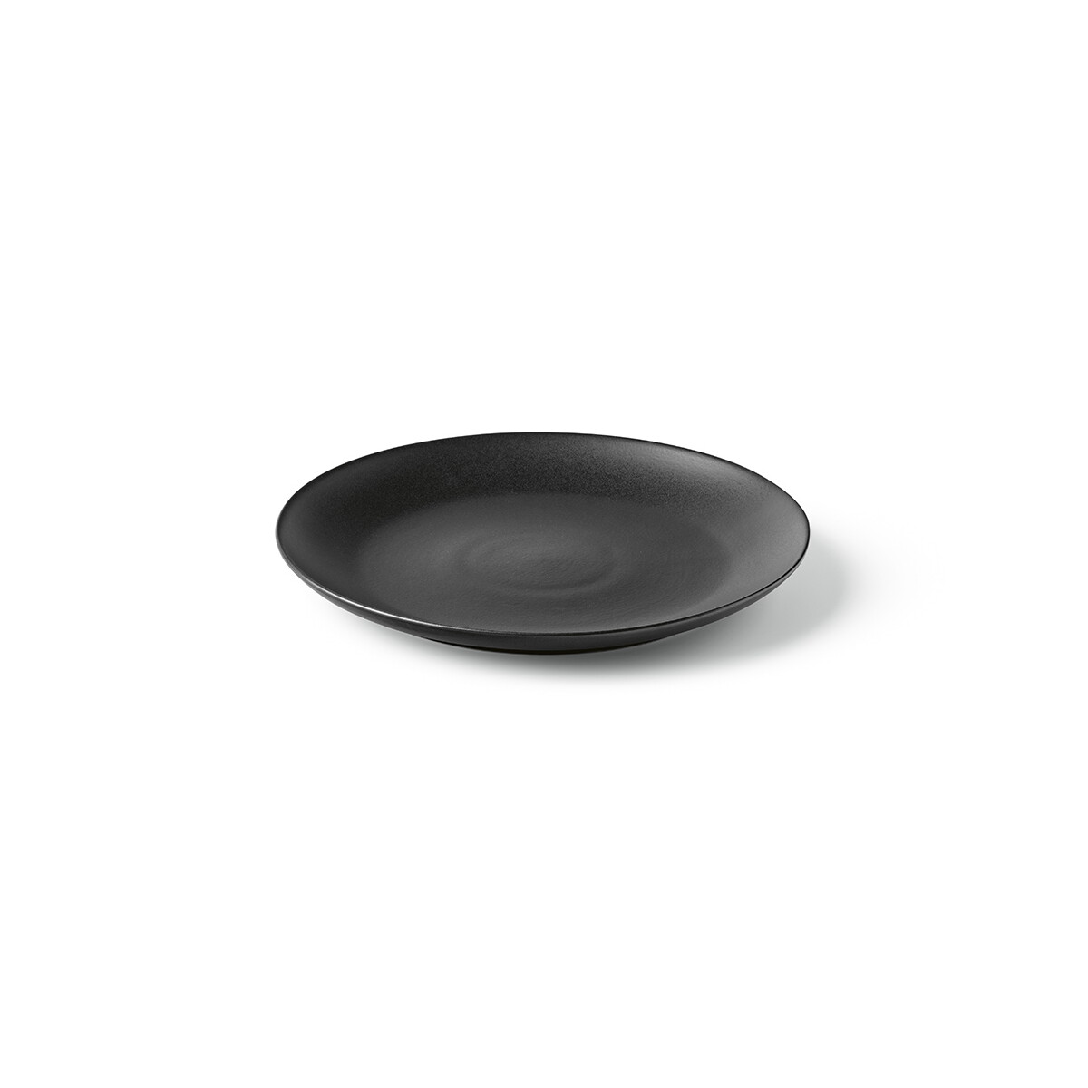 Gaudi ceramic dinner plate. Matt finish. Made in Portugal - Black APL001_103