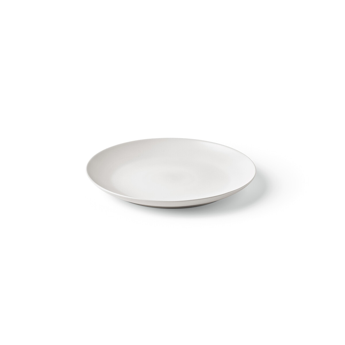 Gaudi ceramic dinner plate. Matt finish. Made in Portugal - White APL001_106
