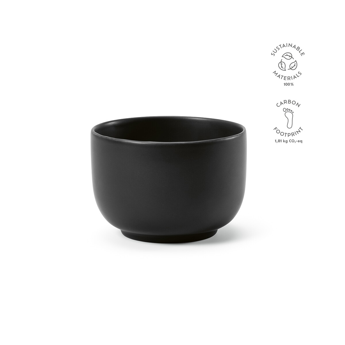 Artykuły do domu z logo – miska michelangelo ceramiczna 730 ml – czarna ABO001_103-kpi Miska Michelangelo ceramiczna 730 ml - Czarna ABO001_103-kpi
