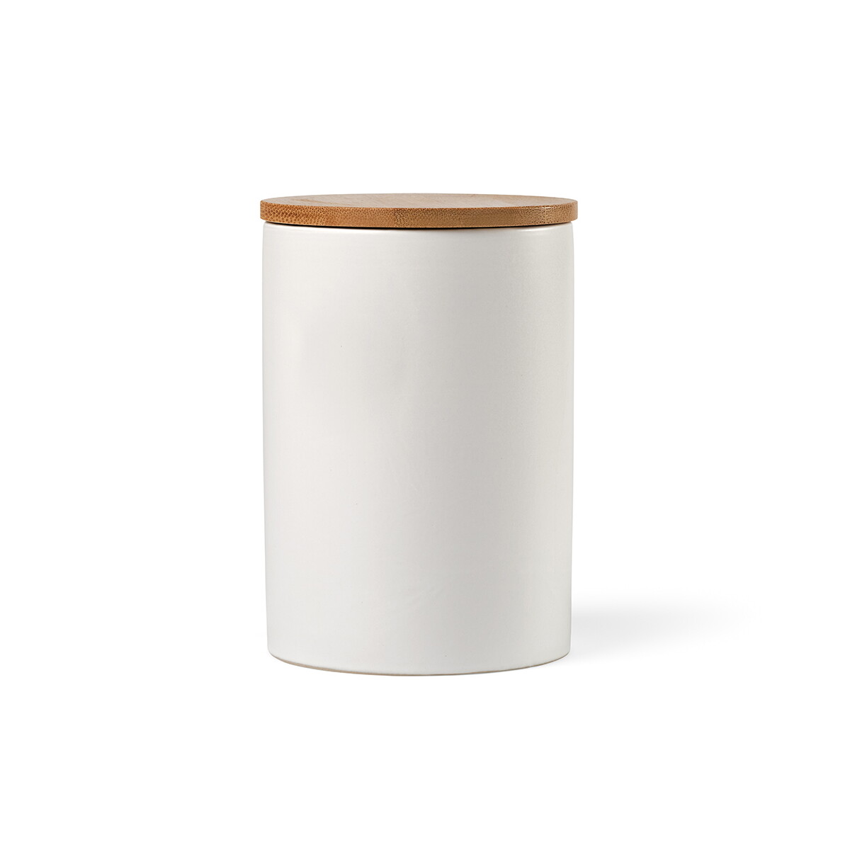 Artykuły do domu z logo – munch 1000 kanister ceramiczny 980 ml – biały ACN003_106-front Munch 1000 Kanister ceramiczny 980 ml - Biały ACN003_106-front