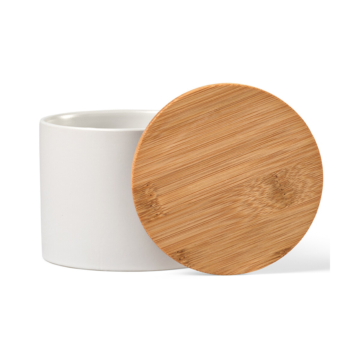 Artykuły do domu z logo – munch 500 kanister ceramiczny 525 ml – biały ACN004_106-A Munch 500 Kanister ceramiczny 525 ml - Biały ACN004_106-A