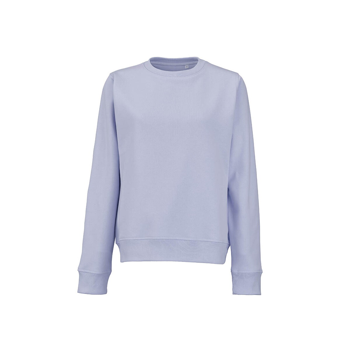 Waikiki W Women's crew neck sweatshirt. Org. cotton and rPET. 300gsm - Pastel blue ASW004_164-front