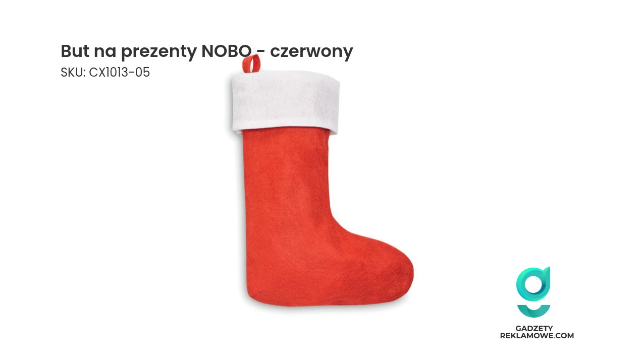 But na prezenty NOBO - czerwony Czerwony but na prezenty marki NOBO