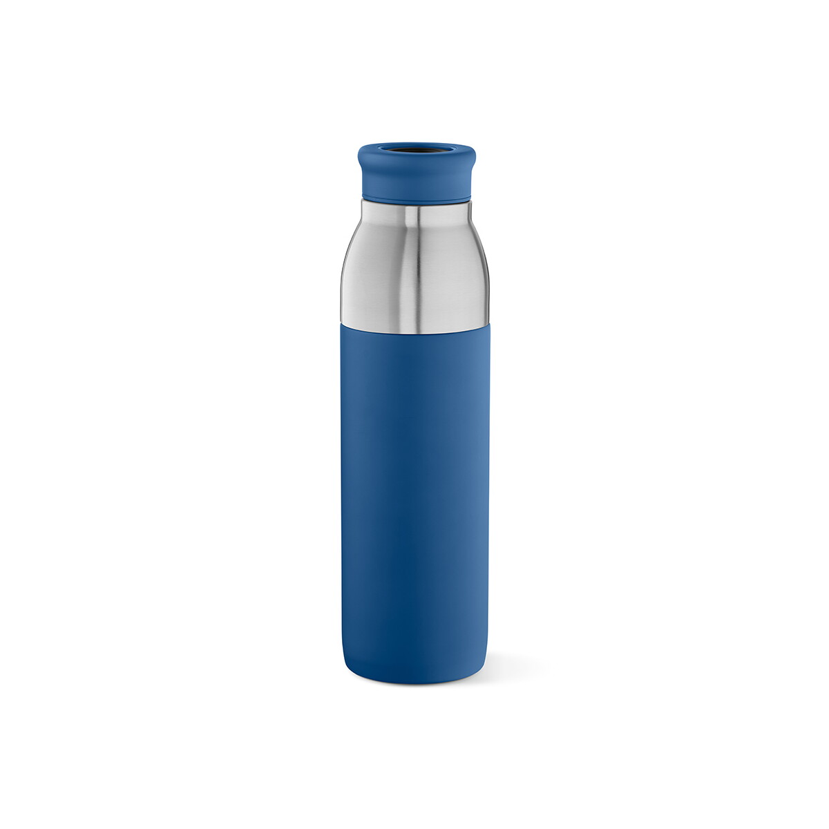 Butelki z logo – butelka colorado z recyklingowanej stali nierdzewnej 760 ml – niebieska ABT039_104-front Butelka Colorado z recyklingowanej stali nierdzewnej 760 ml - Niebieska ABT039_104-front