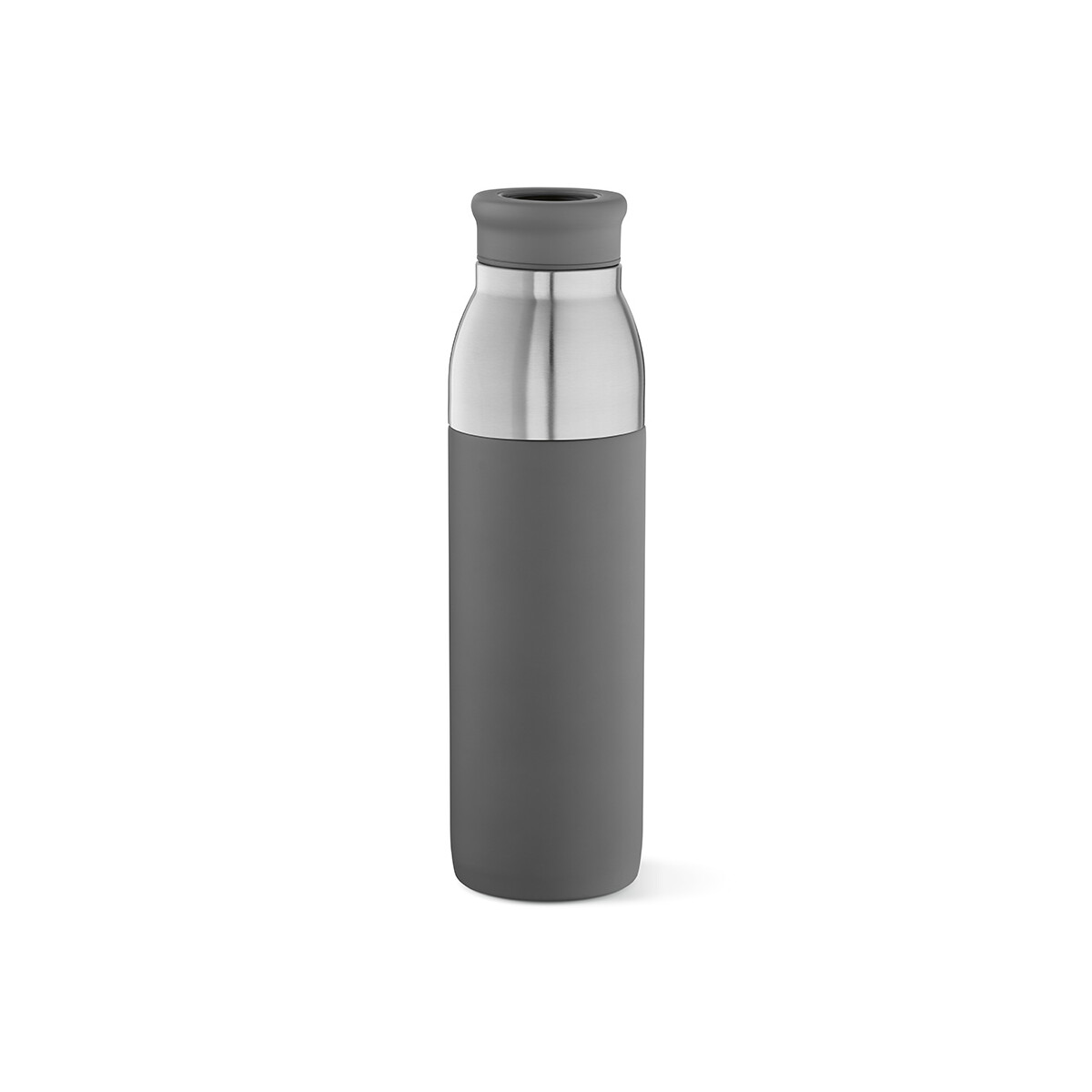 Butelki z logo – butelka colorado z recyklingowanej stali nierdzewnej 760 ml – szara ABT039_113 Butelka Colorado z recyklingowanej stali nierdzewnej 760 ml - Szara ABT039_113