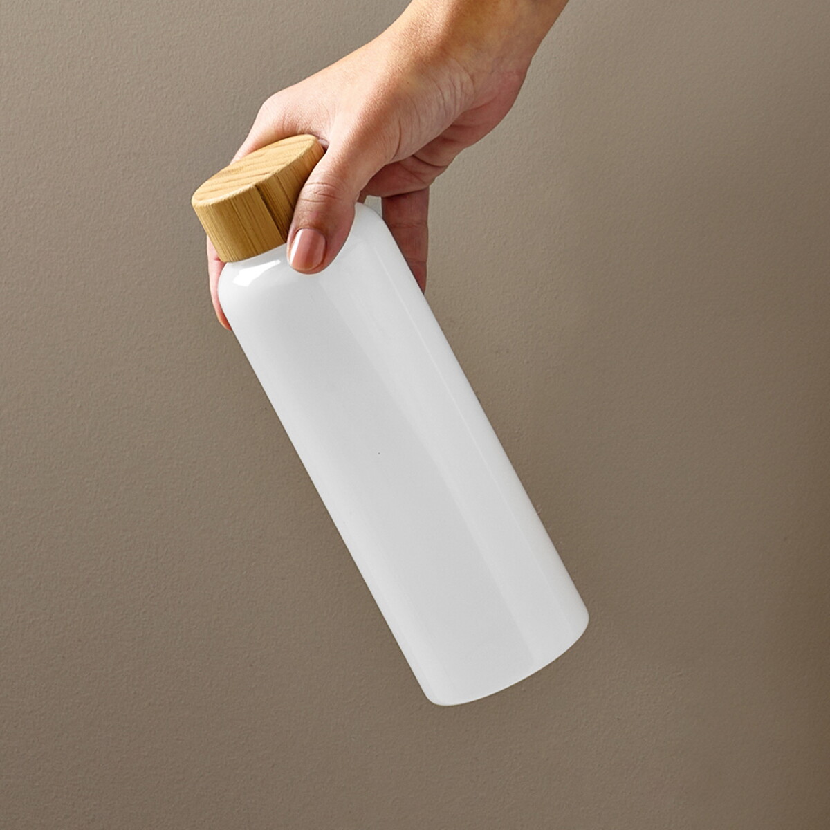 Butelki z logo – butelka indus szklo borokrzemowe 510 ml – biała ABT024_106-amb Butelka Indus Szklo borokrzemowe 510 ml - Biała ABT024_106-amb