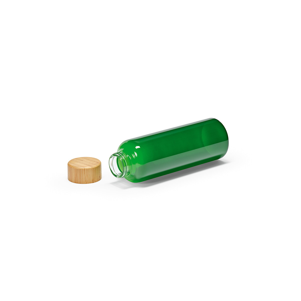 Butelki z logo – butelka indus szklo borokrzemowe 510 ml – zielona ABT024_109-B Butelka Indus Szklo borokrzemowe 510 ml - Zielona ABT024_109-B