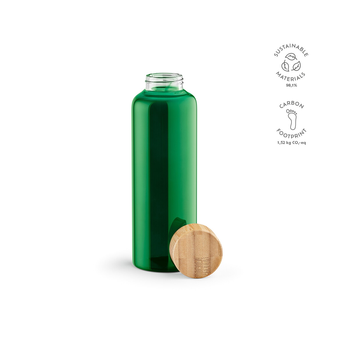Butelki z logo – butelka indus szklo borokrzemowe 510 ml – zielona ABT024_109-kpi Butelka Indus Szklo borokrzemowe 510 ml - Zielona ABT024_109-kpi