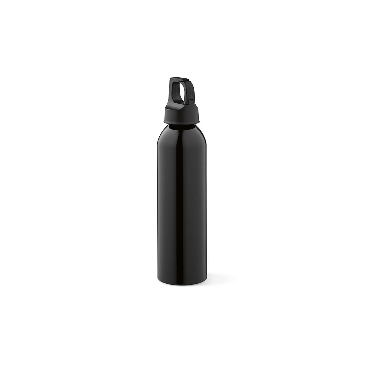 Butelki z logo – butelka mackenzie z recyklingowanego aluminium 690 ml – czarna ABT019_103-B Butelka Mackenzie z recyklingowanego aluminium 690 ml - Czarna ABT019_103-B