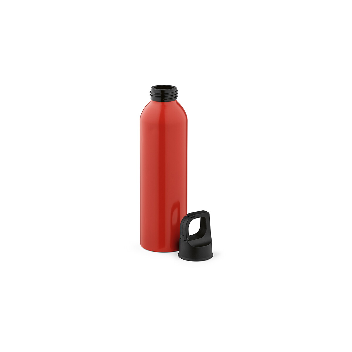 Butelki z logo – butelka mackenzie z recyklingowanego aluminium 690 ml – czerwona ABT019_105-C Butelka Mackenzie z recyklingowanego aluminium 690 ml - Czerwona ABT019_105-C