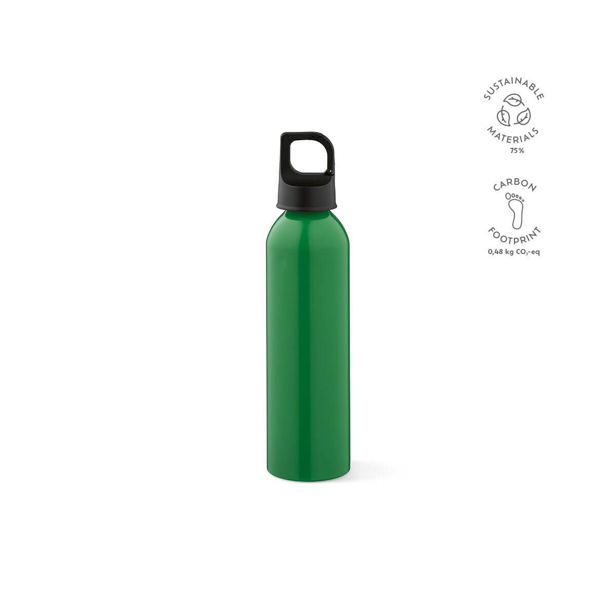 Butelki z logo – butelka mackenzie z recyklingowanego aluminium 690 ml – zielona ABT019_109-kpi Butelka Mackenzie z recyklingowanego aluminium 690 ml - Zielona ABT019_109-kpi